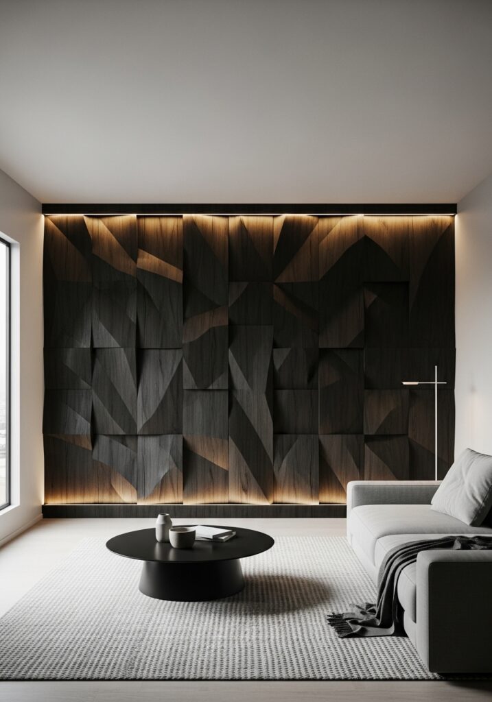 Add Texture with 3D Wood Panels