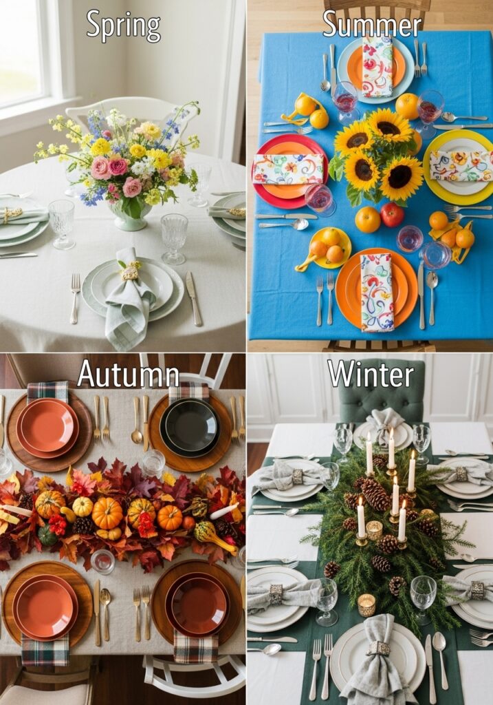Switch It Up with Seasonal Dining Table Styling Ideas