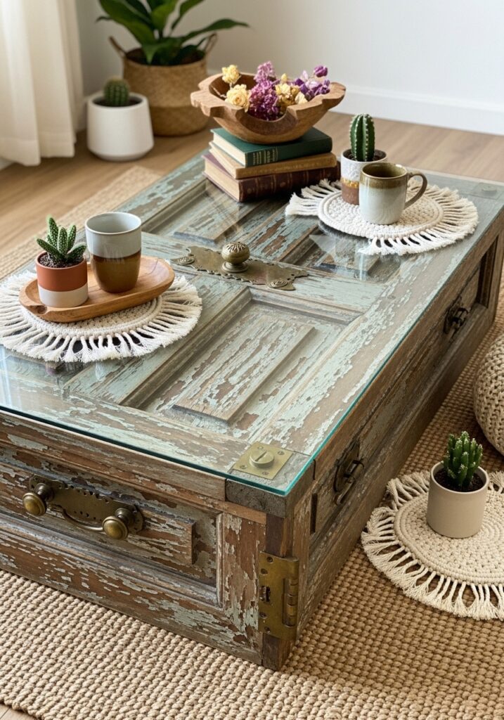 Vintage Door or Window Coffee Table