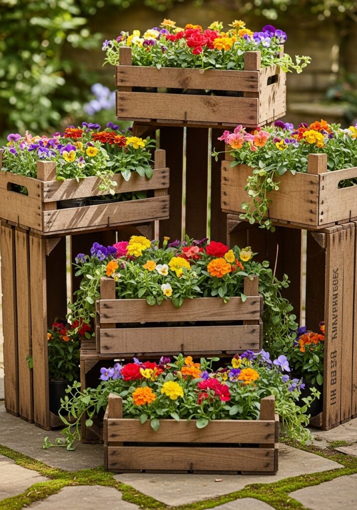 Reclaimed Wooden Crates