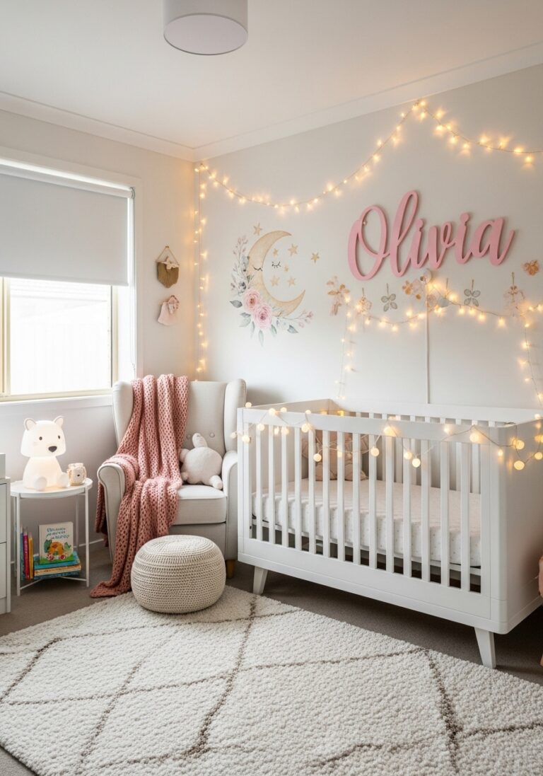 Stylish Baby Girl Nursery Decorations