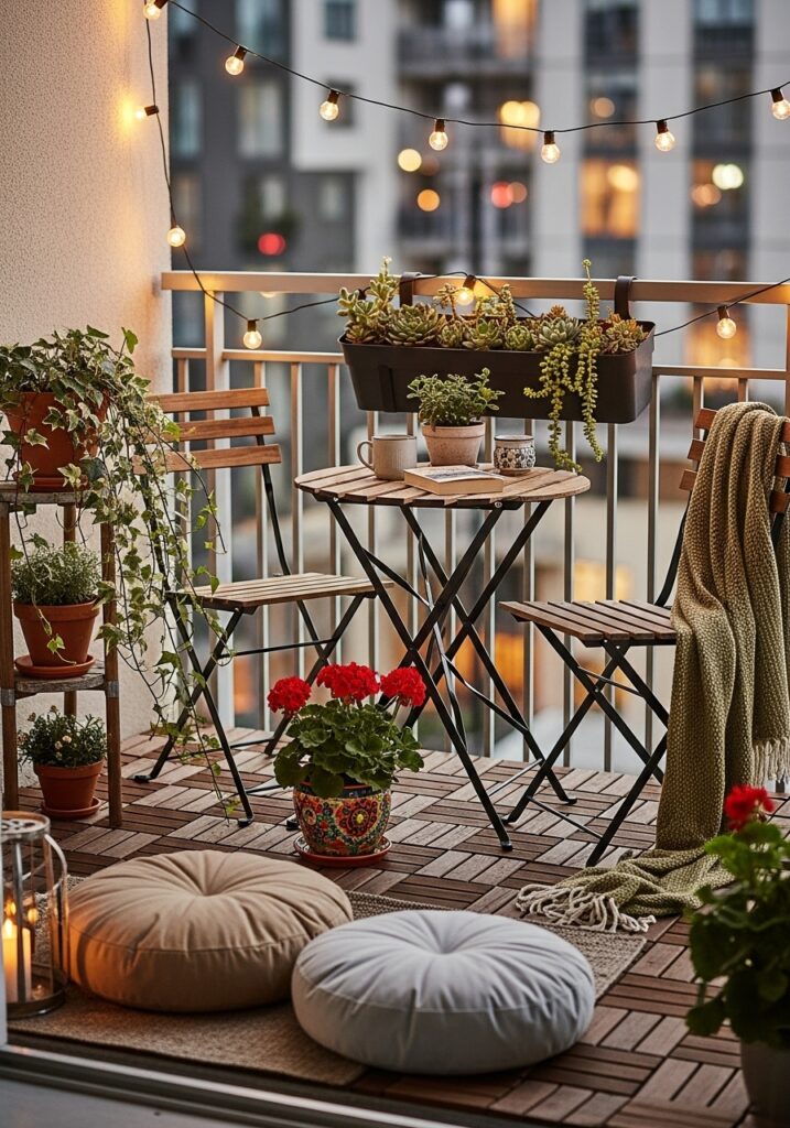 Balcony Furniture Inspiration for Tiny Spaces