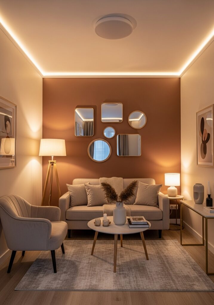 How to Style Small Spaces with Mocha Mousse