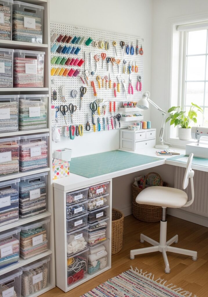 Start with Smart Craft Room Organization