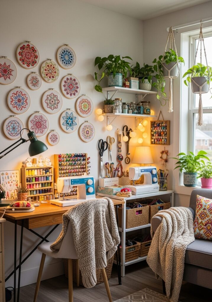 Add Personal Touches with Sewing Room Decor Inspiration