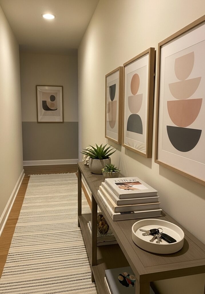 Add Personality with Simple Hallway Decoration