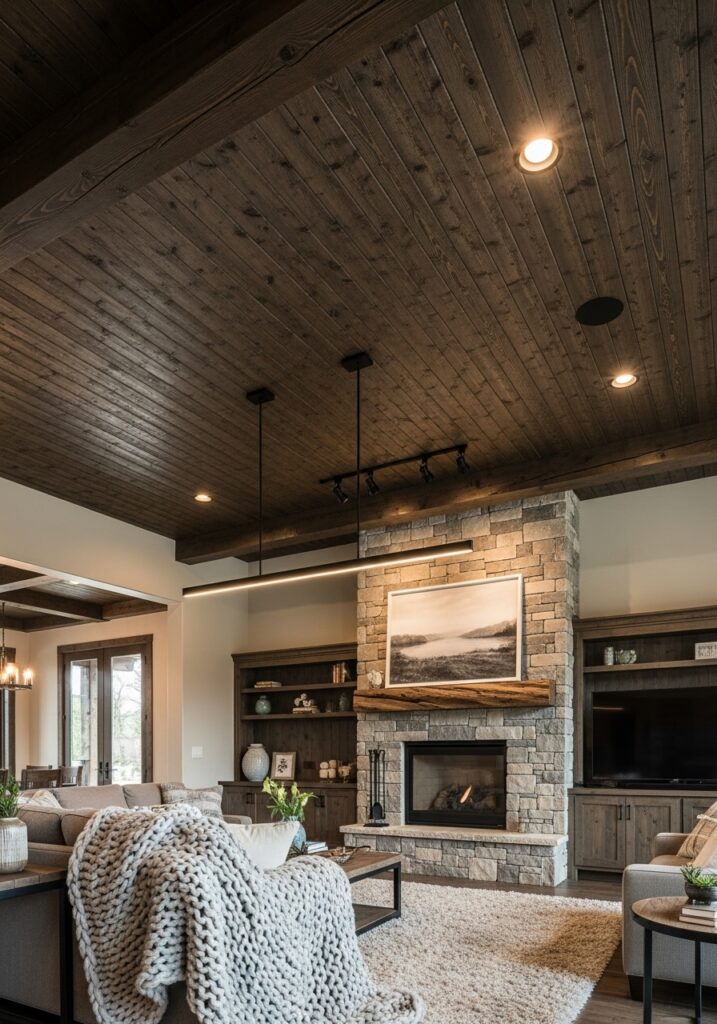 Modern Rustic Ceiling Ideas