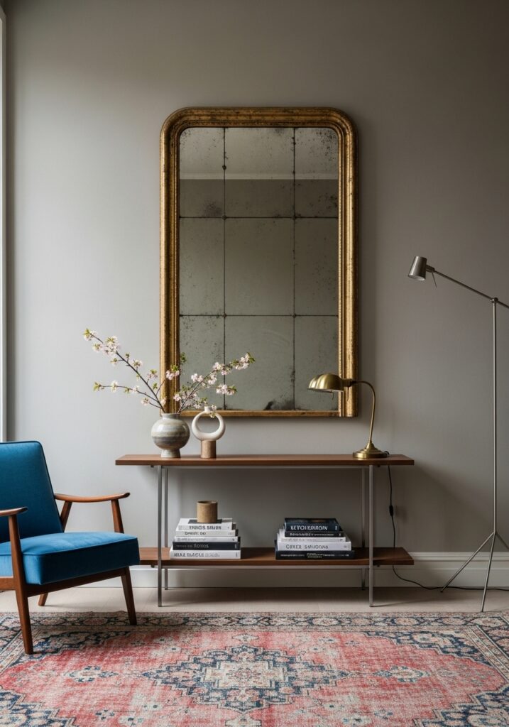 Blend Vintage and Modern Pieces