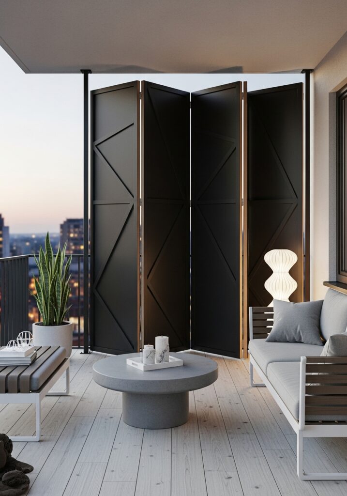 Use Privacy Screens or Divider Panels