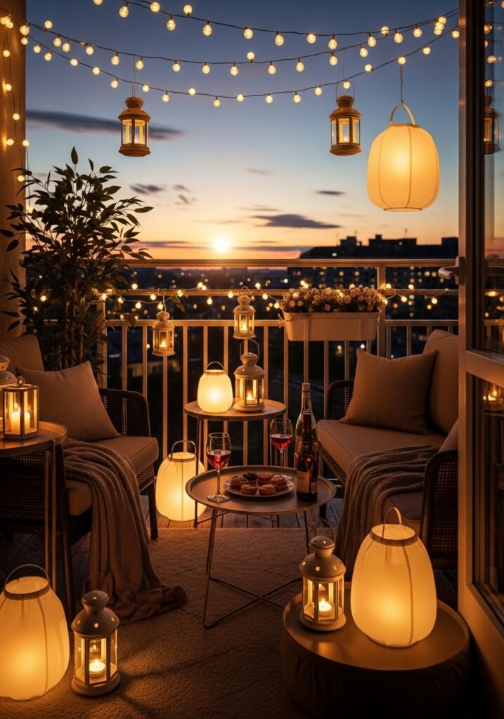 Add Lighting for Evening Lounges