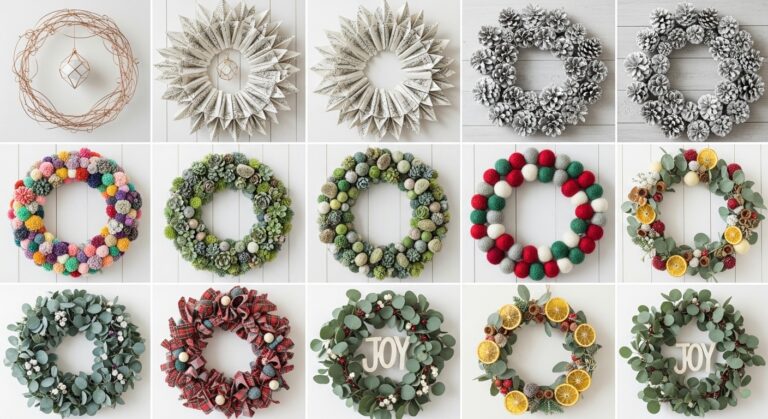 21+ DIY and Modern Christmas Wreaths That Wow