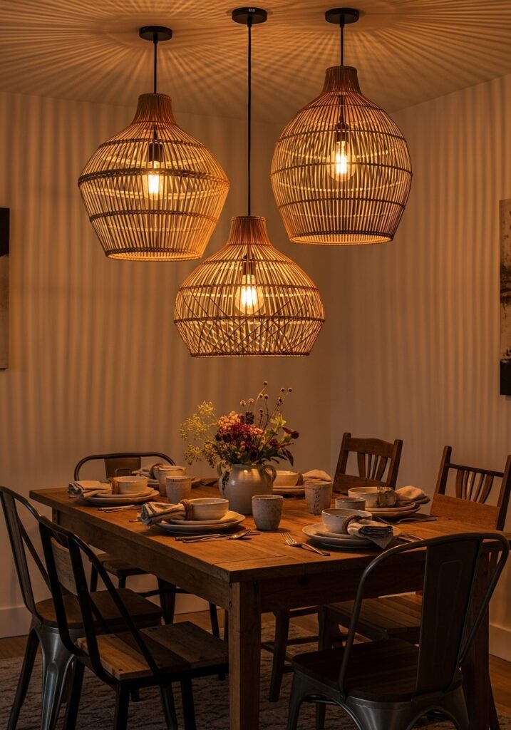 Statement Lighting with DIY Pendant Lamps