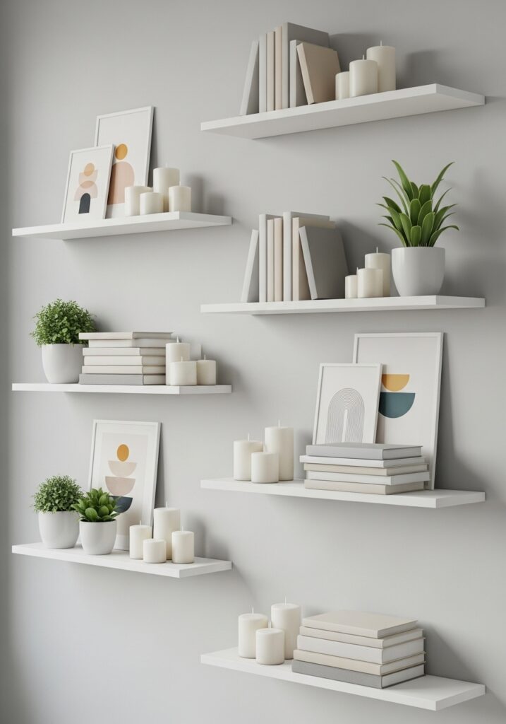 Floating Shelves for Minimalist Vibes