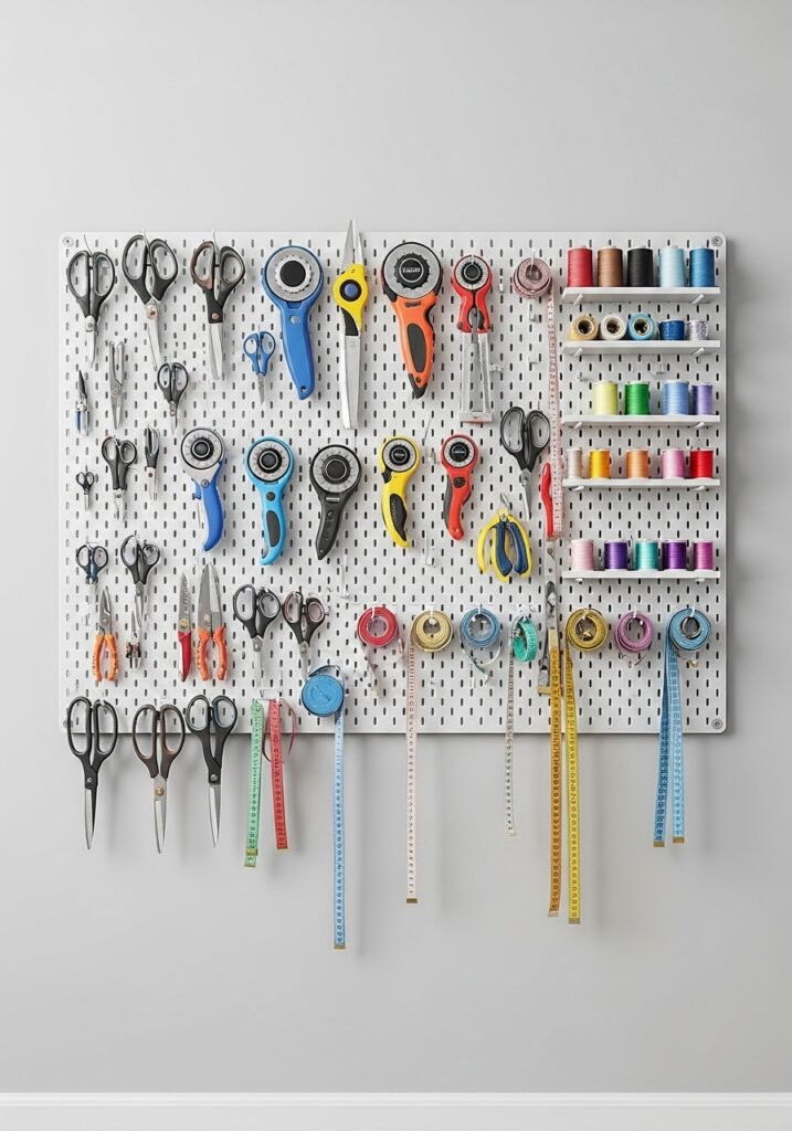 Use Pegboards for Tool Storage