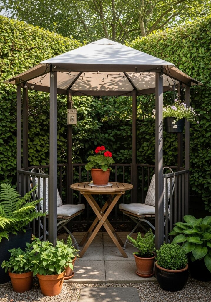 Try Small Backyard Gazebo Ideas