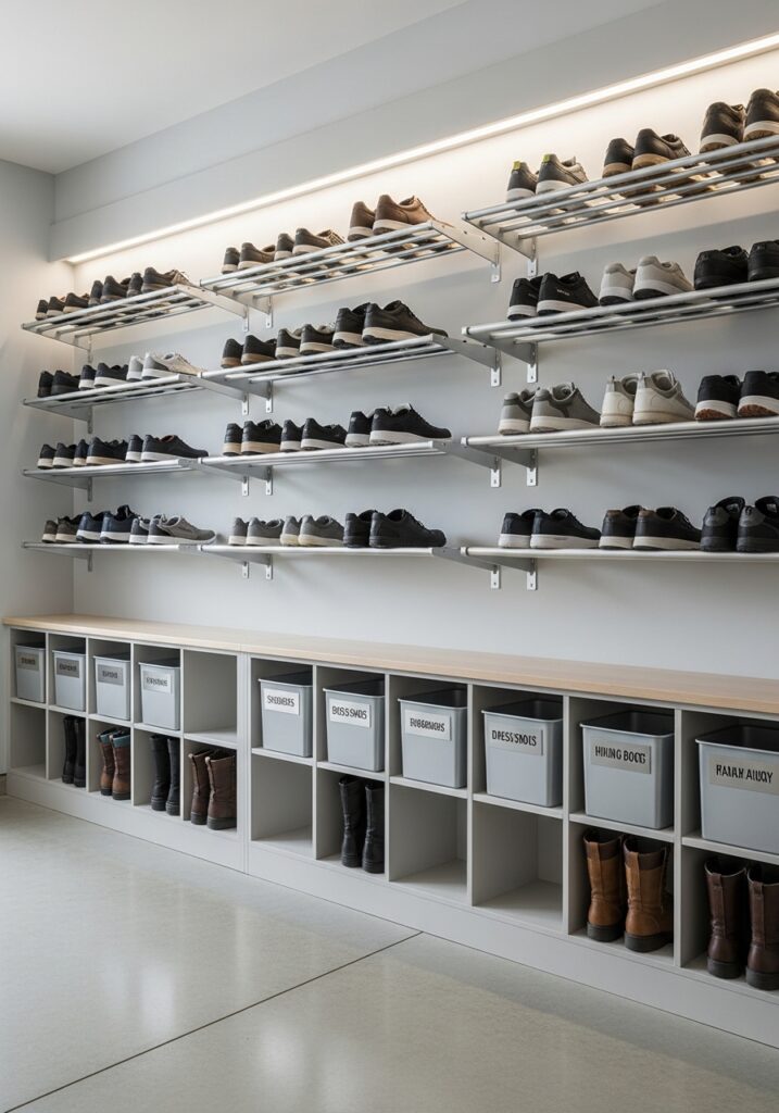 Add a Shoe Storage Wall