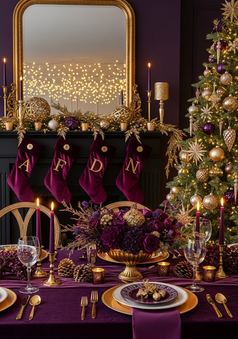 Plum & Gold: Luxurious and Unexpected