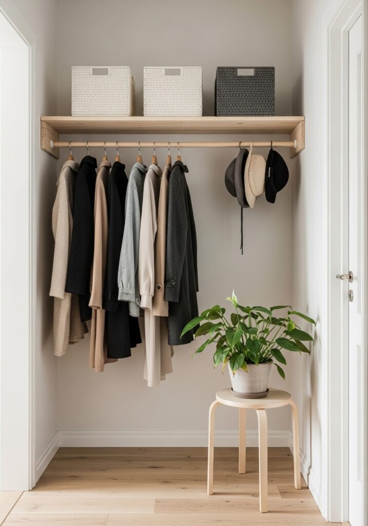 Install a DIY Wall-Mounted Closet