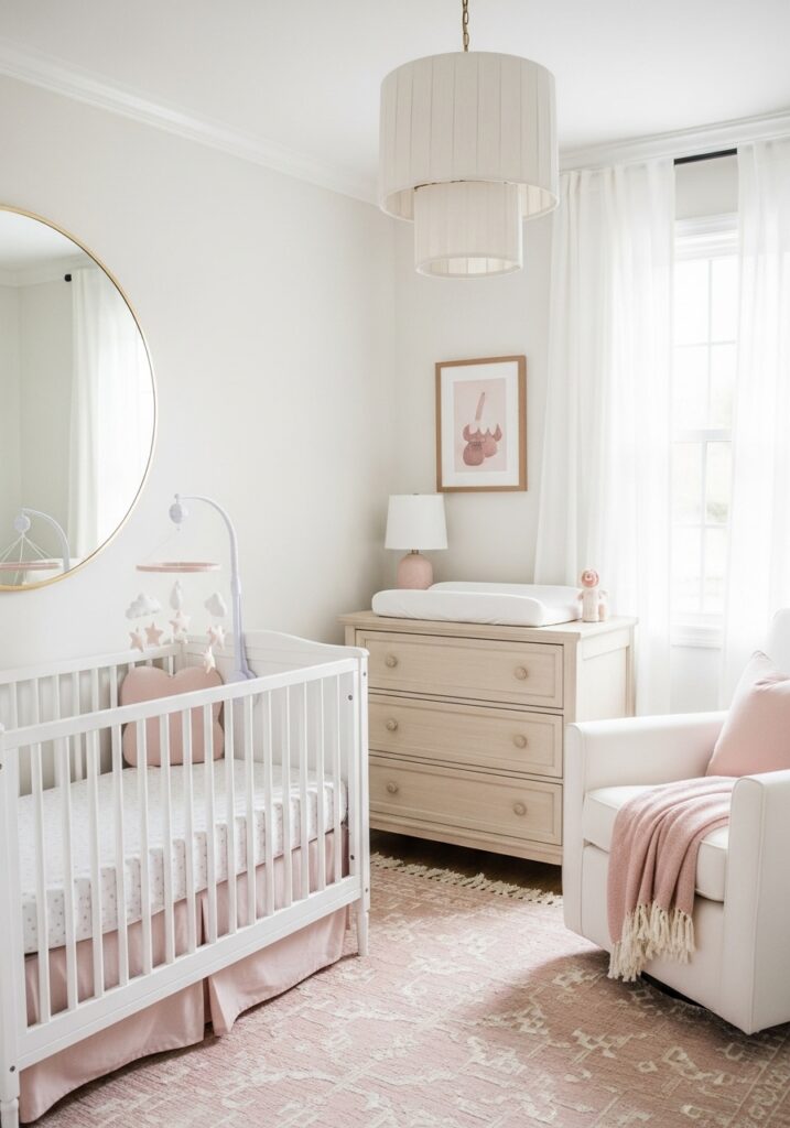 Use Light Colors and Mirrors to Open Up the Space