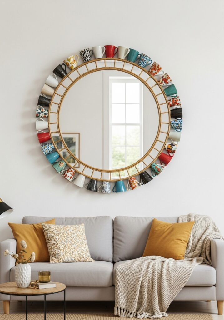 Teacup Mirror Frame