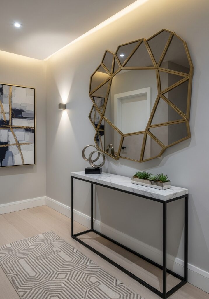 Experiment with Modern Hallway Decor