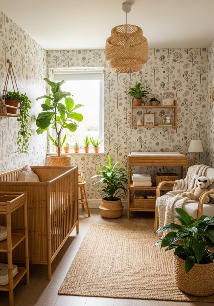 Sustainable Nursery Wallpaper Choices