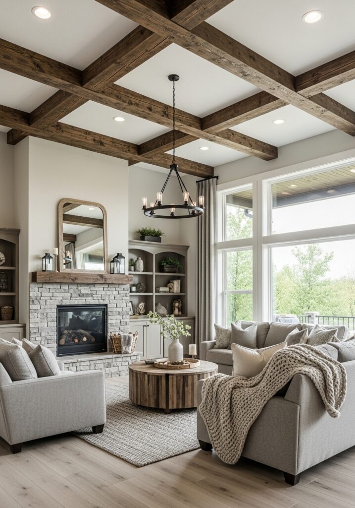 Faux Wood Beams for a Luxe Look