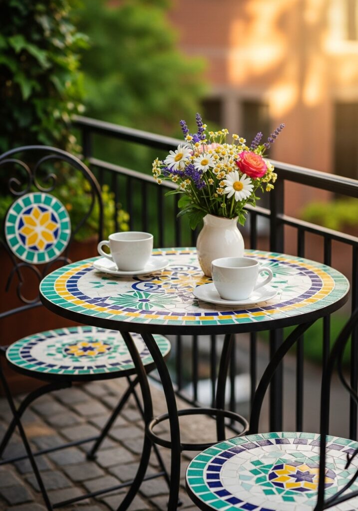 Bistro Set Charm for Morning Coffee Dates