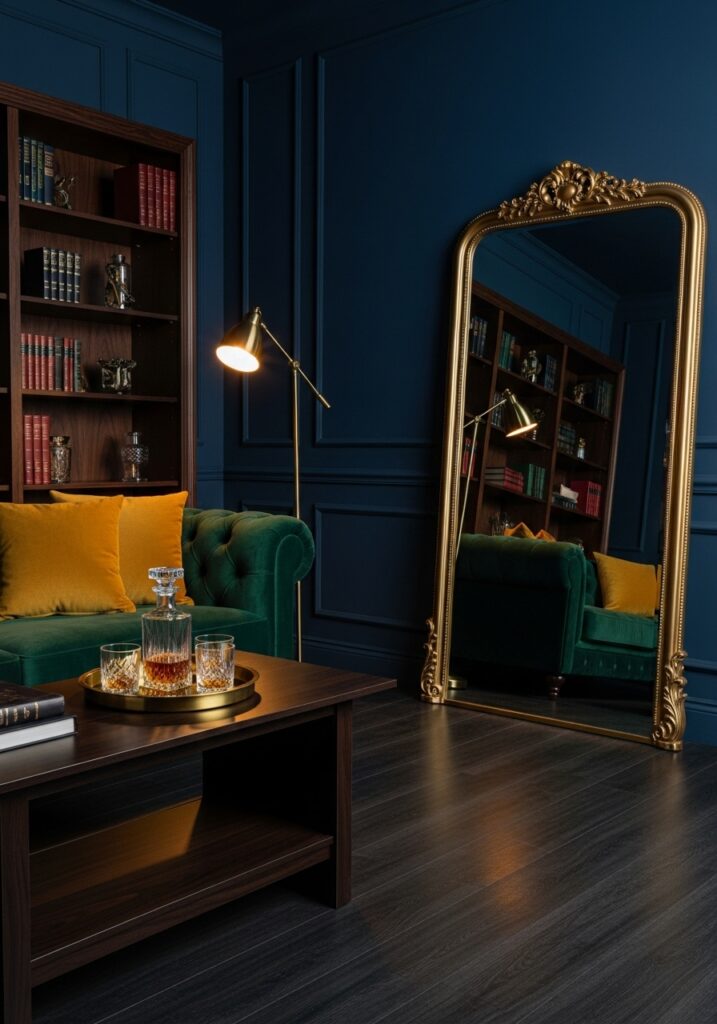 Layer Navy with Jewel Tones