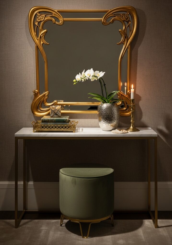 Go for Chic Console Table and Mirror Inspiration