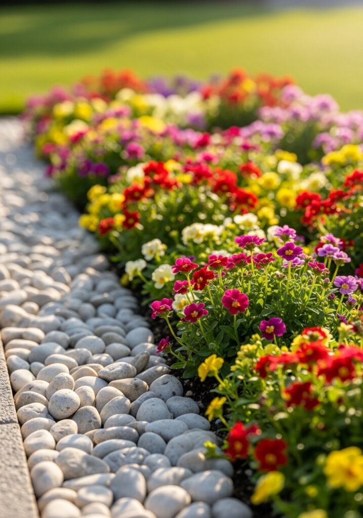 Garden Edges with Stones