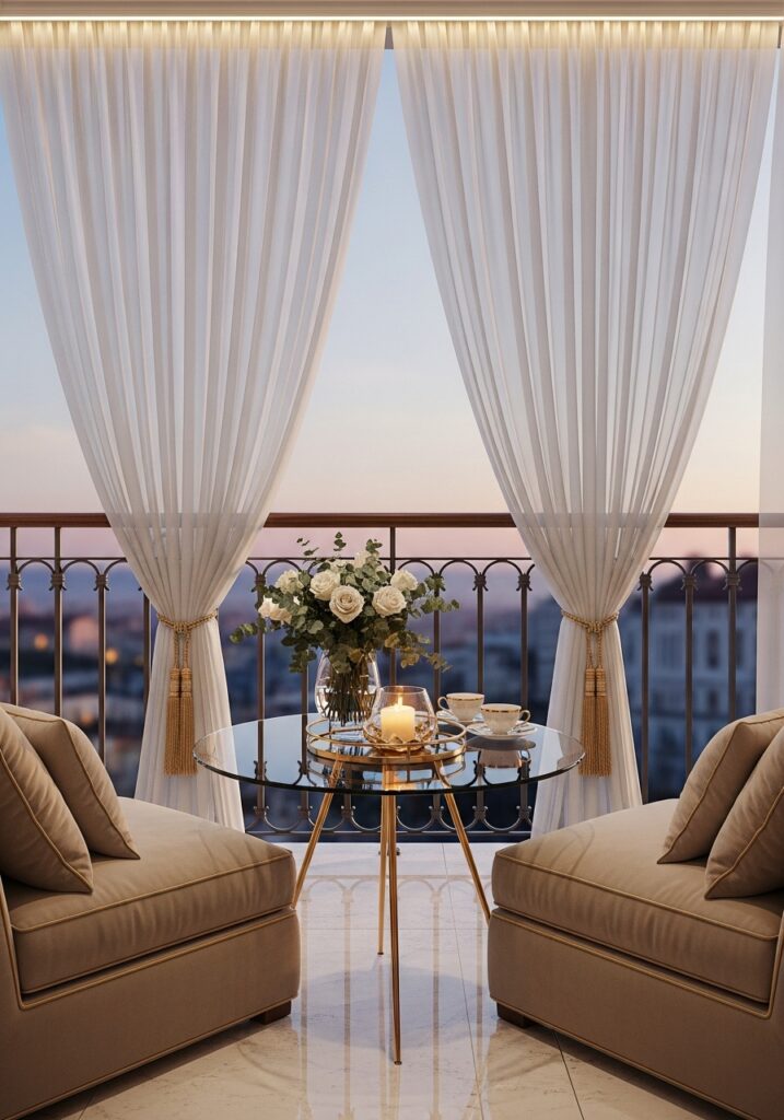 Go for Elegant Balcony Interior Design