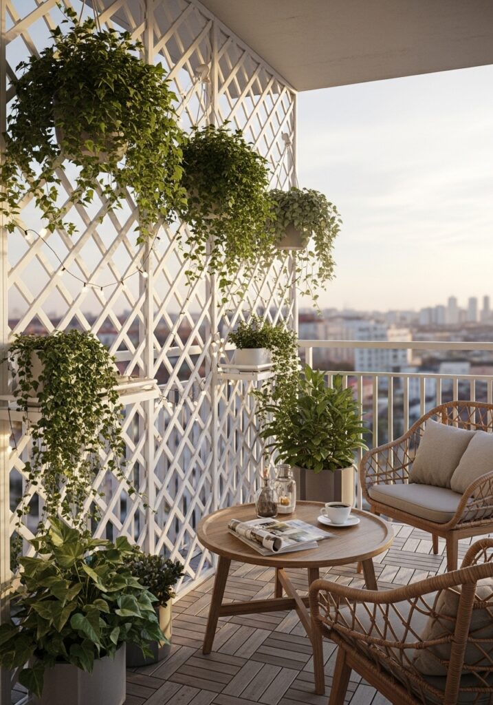 Install Lattice Panels or Slatted Walls