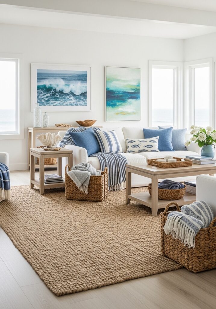 Coastal Living Room Decor: Where Relaxation Meets Style