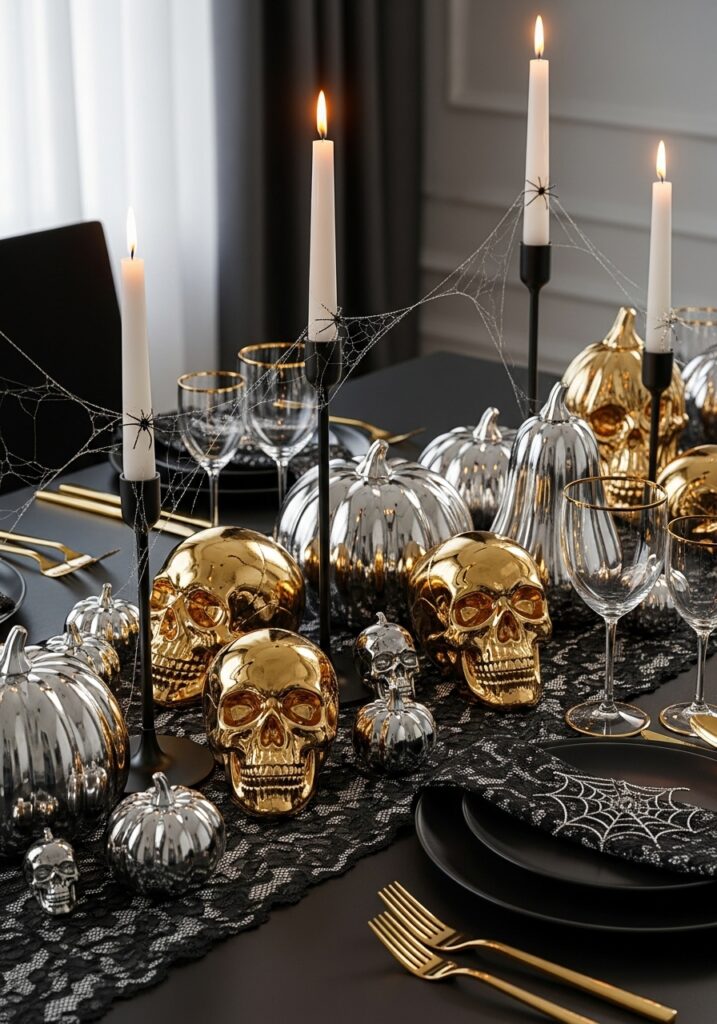 Add a Touch of Glam with Metallic Accents