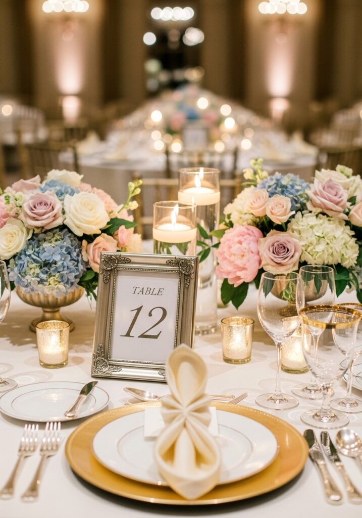 Turn Frames into Table Number Holders