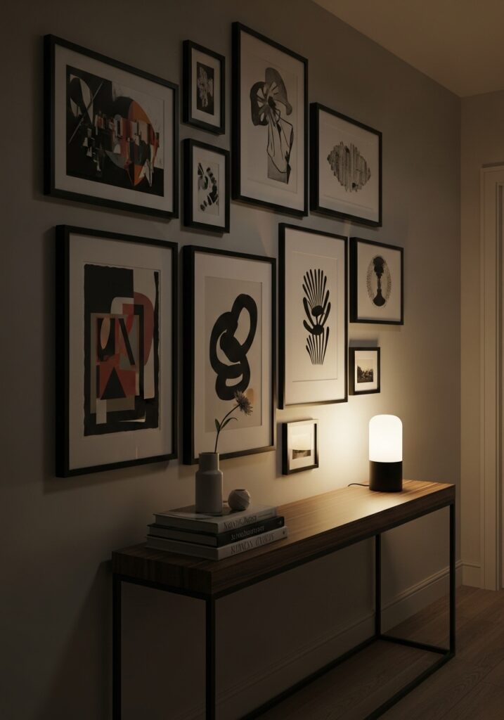 Layer with Art and Lighting