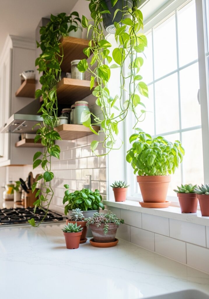 Style with Houseplants for a Fresh Touch