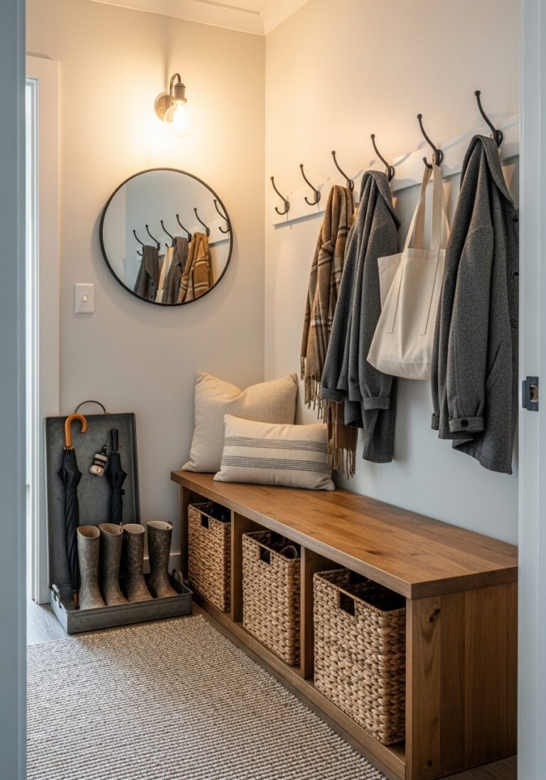 Create a Mini Mudroom Alternative