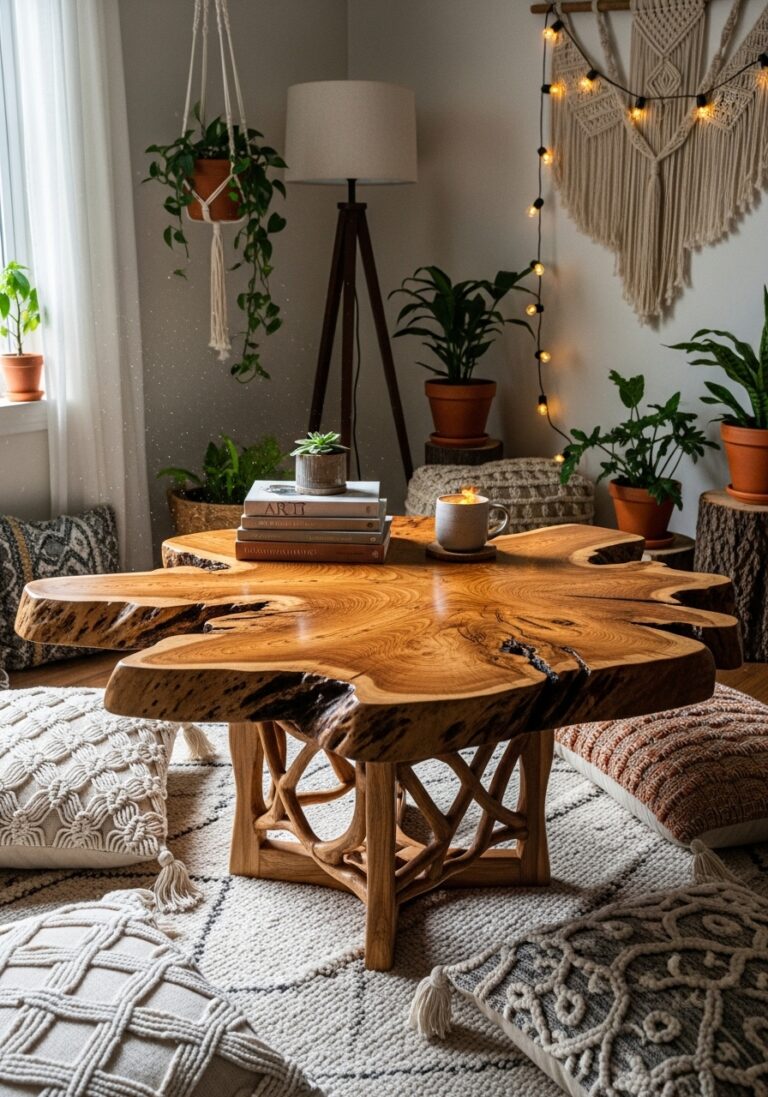 Handmade Wooden Coffee Table