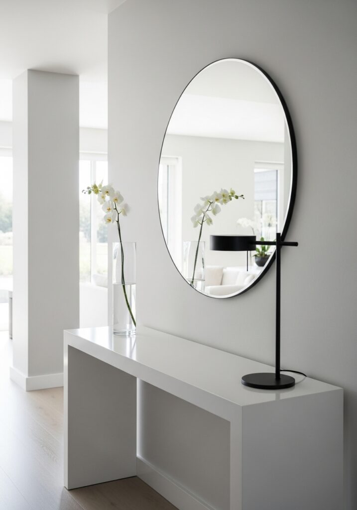 Embrace Minimalist Entryway Table Styling