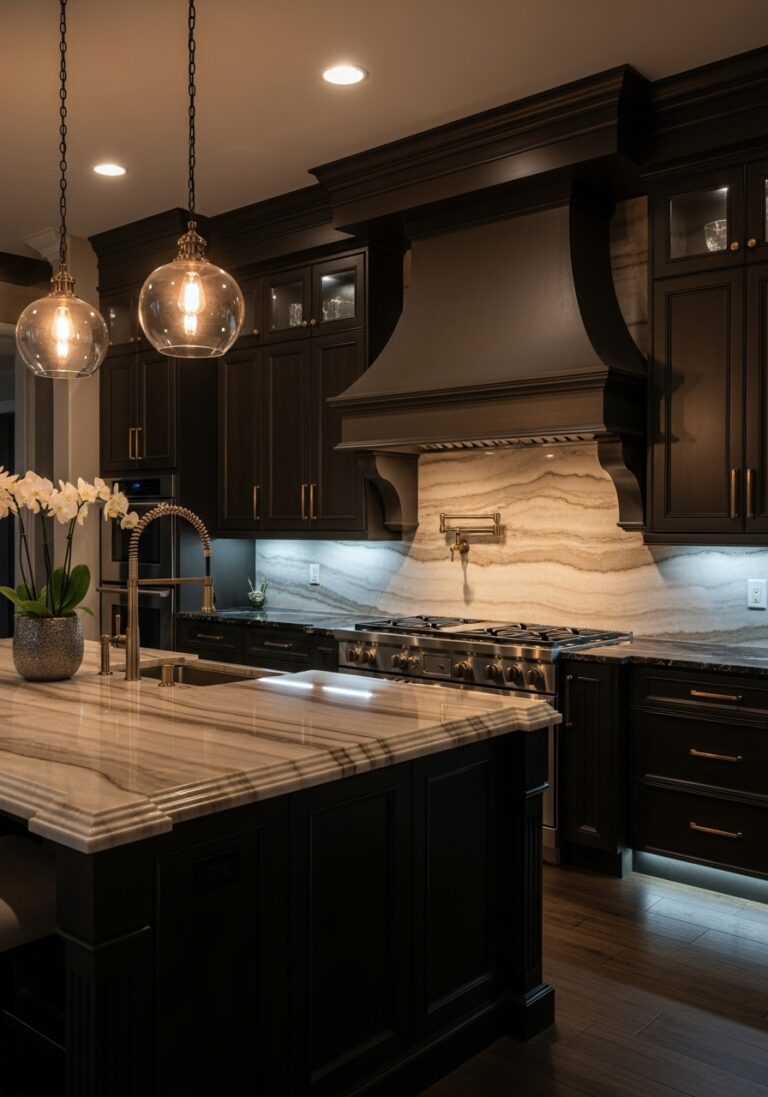 Dark Espresso Cabinets