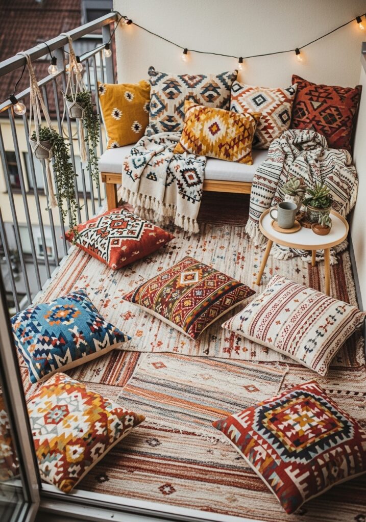 Layered Textiles for a Cozy Feel