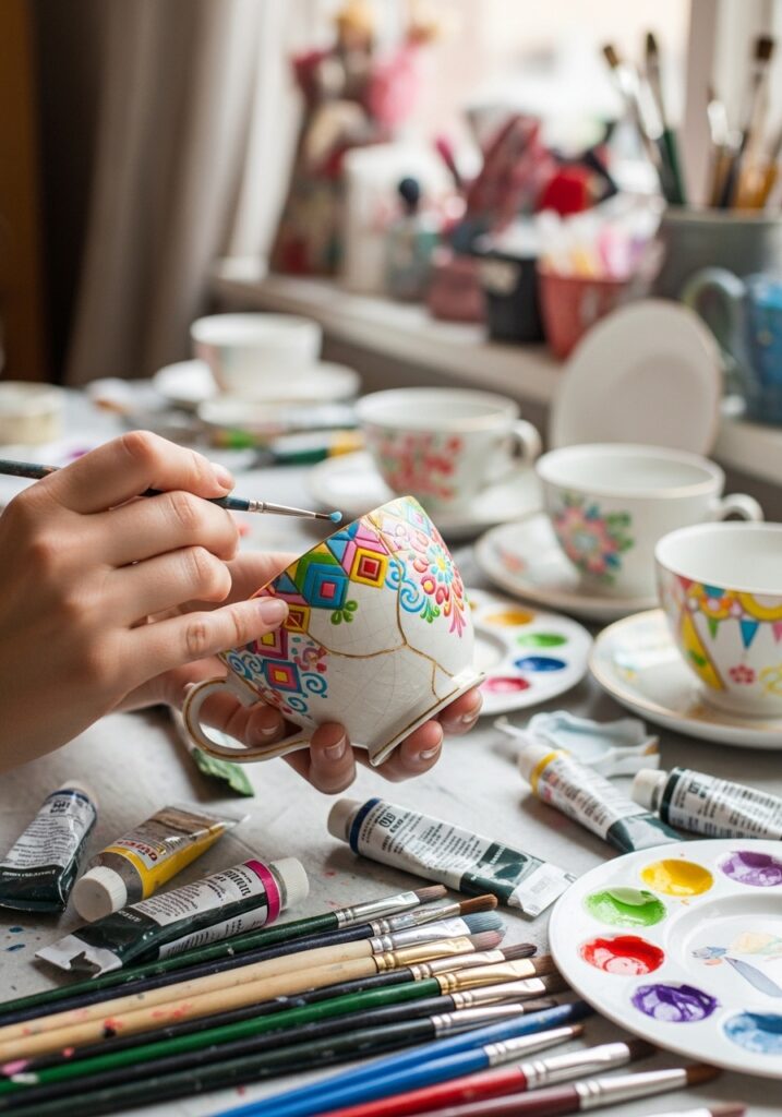 Painted Teacup Makeovers