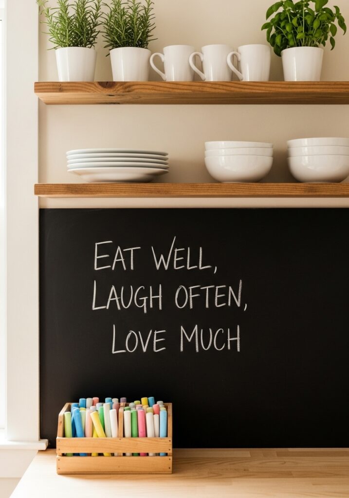 DIY Chalkboard Wall