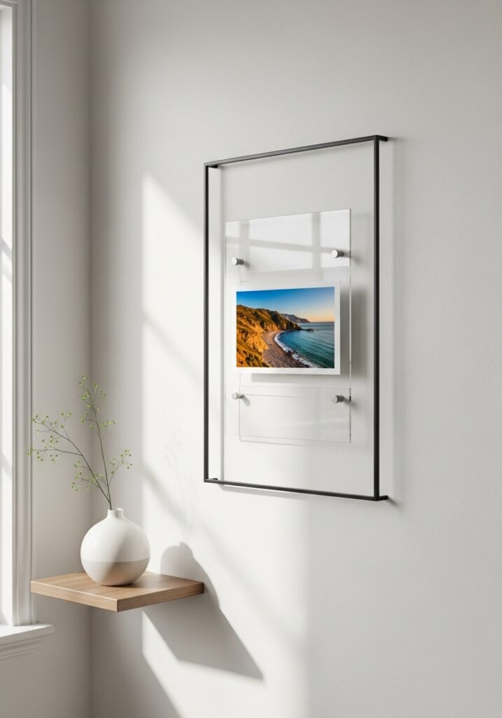 Make a Floating Photo Display