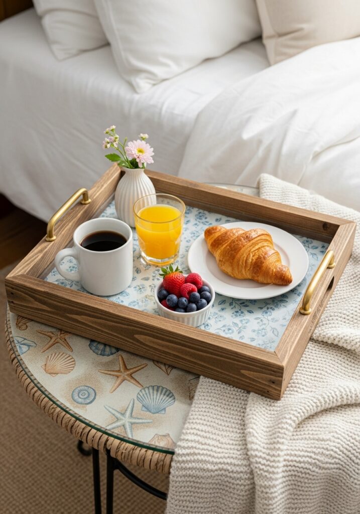 Transform Frames into a Chic Serving Tray
