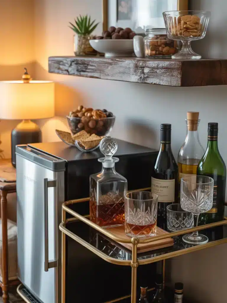 Add a Mini Bar or Snack Station