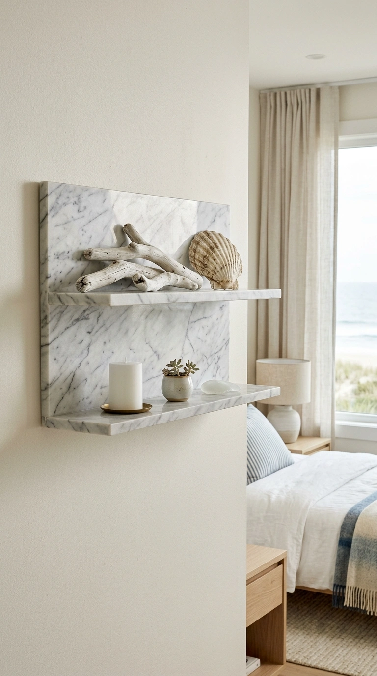 15 Coastal Bedroom Shelf Styling Ideas You’ll Love