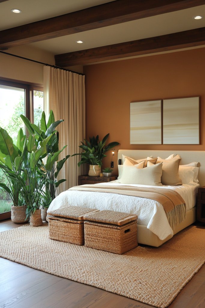 25 Cosy Earthy Bedroom Ideas That Feel Grounded and Beautifully Warm